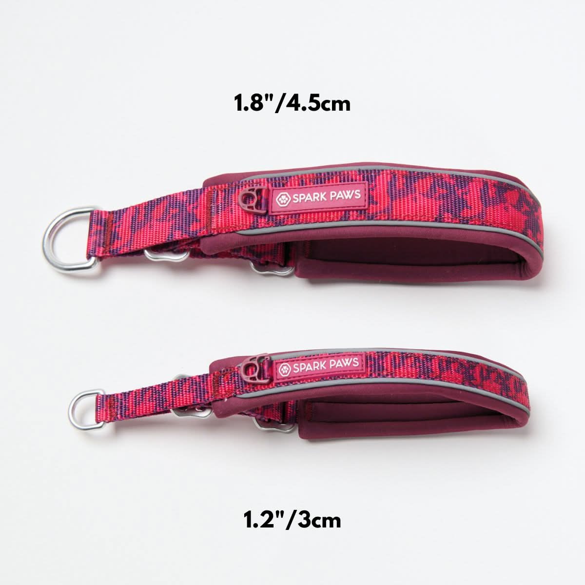 Fuchsia Camo Martingale Collar||size:A,B,C,D,E