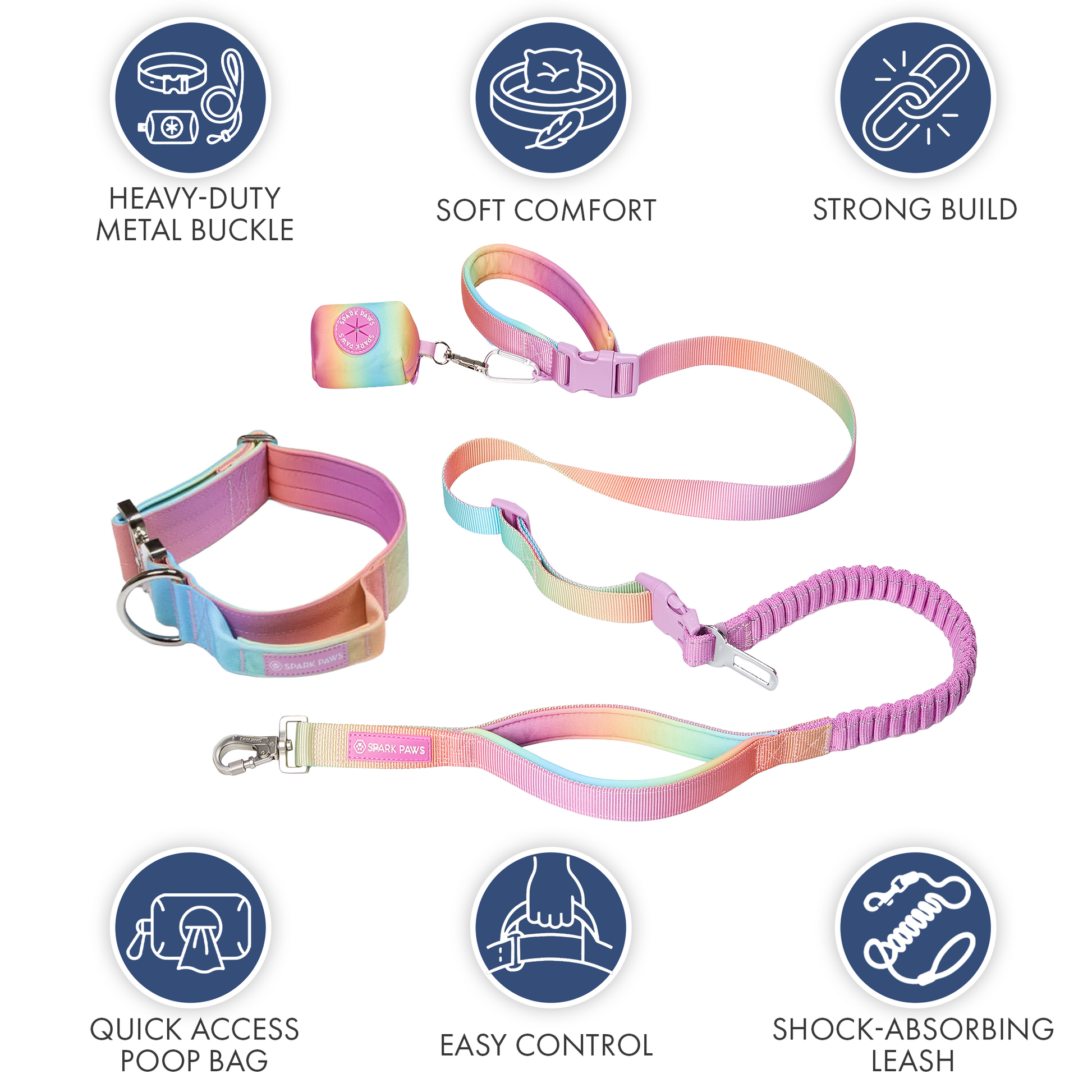 Pastel Icing Collar||size:XS,S,M,L