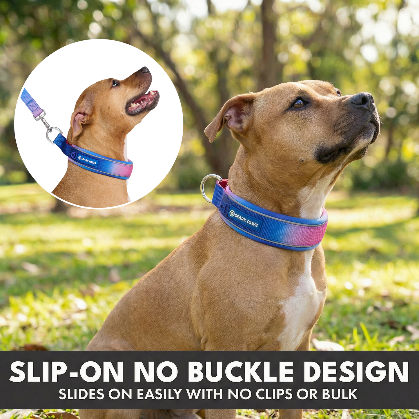 Snow Cone Martingale Collar||size:C,D,E