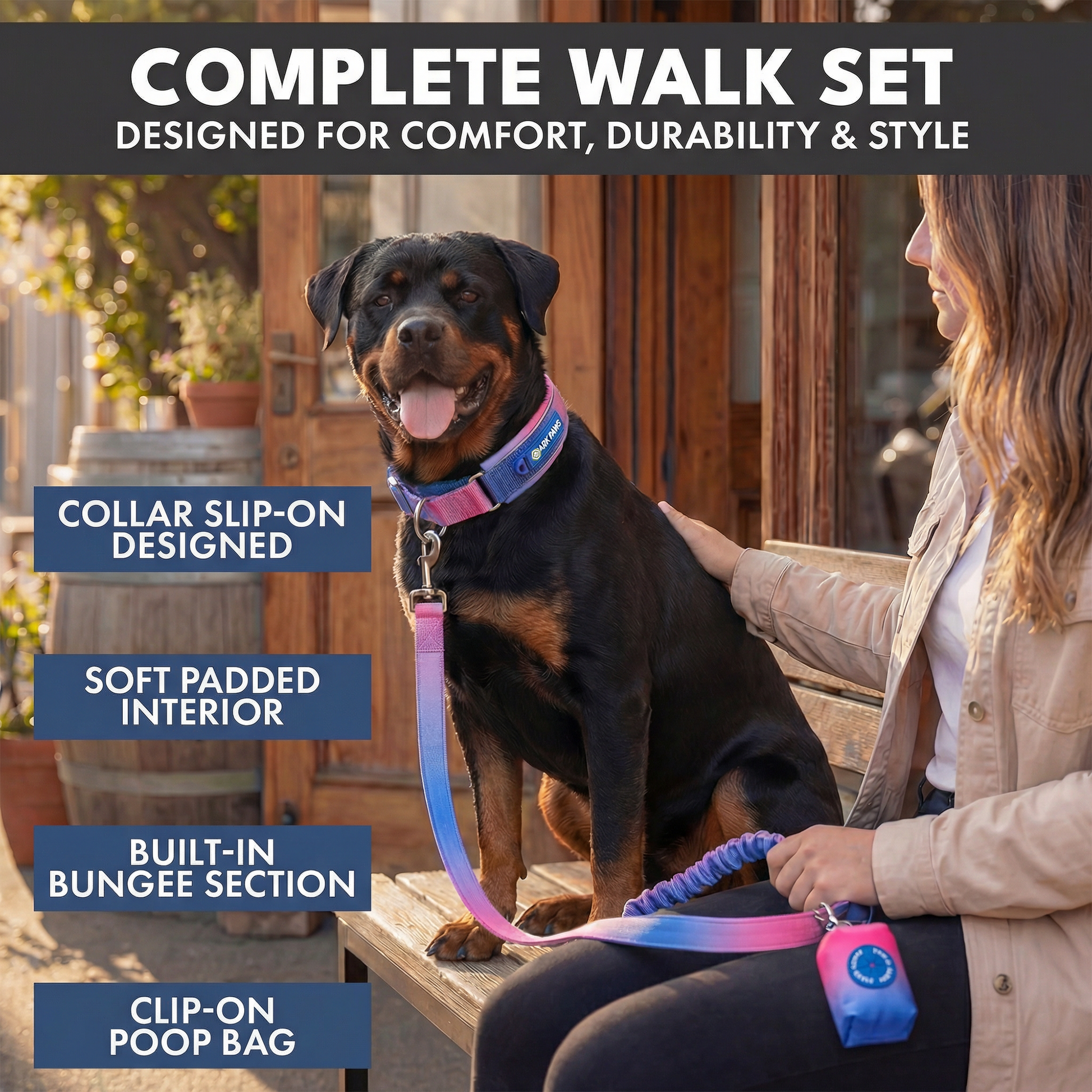 Snow Cone Martingale Collar||size:A,B,C,D,E