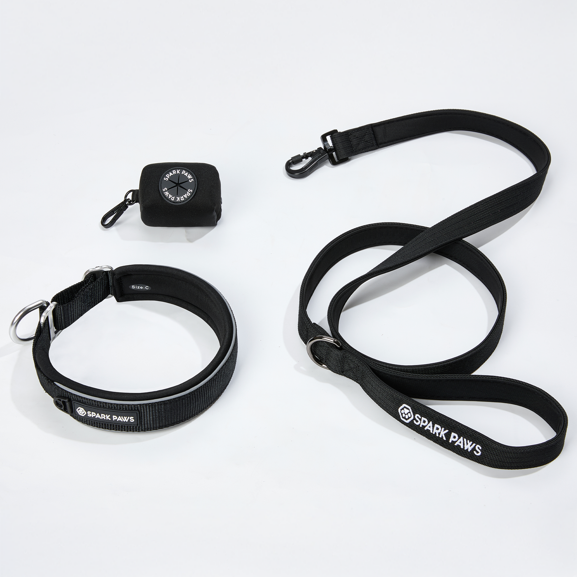 Black Martingale Collar||size:A,B,C,D,E