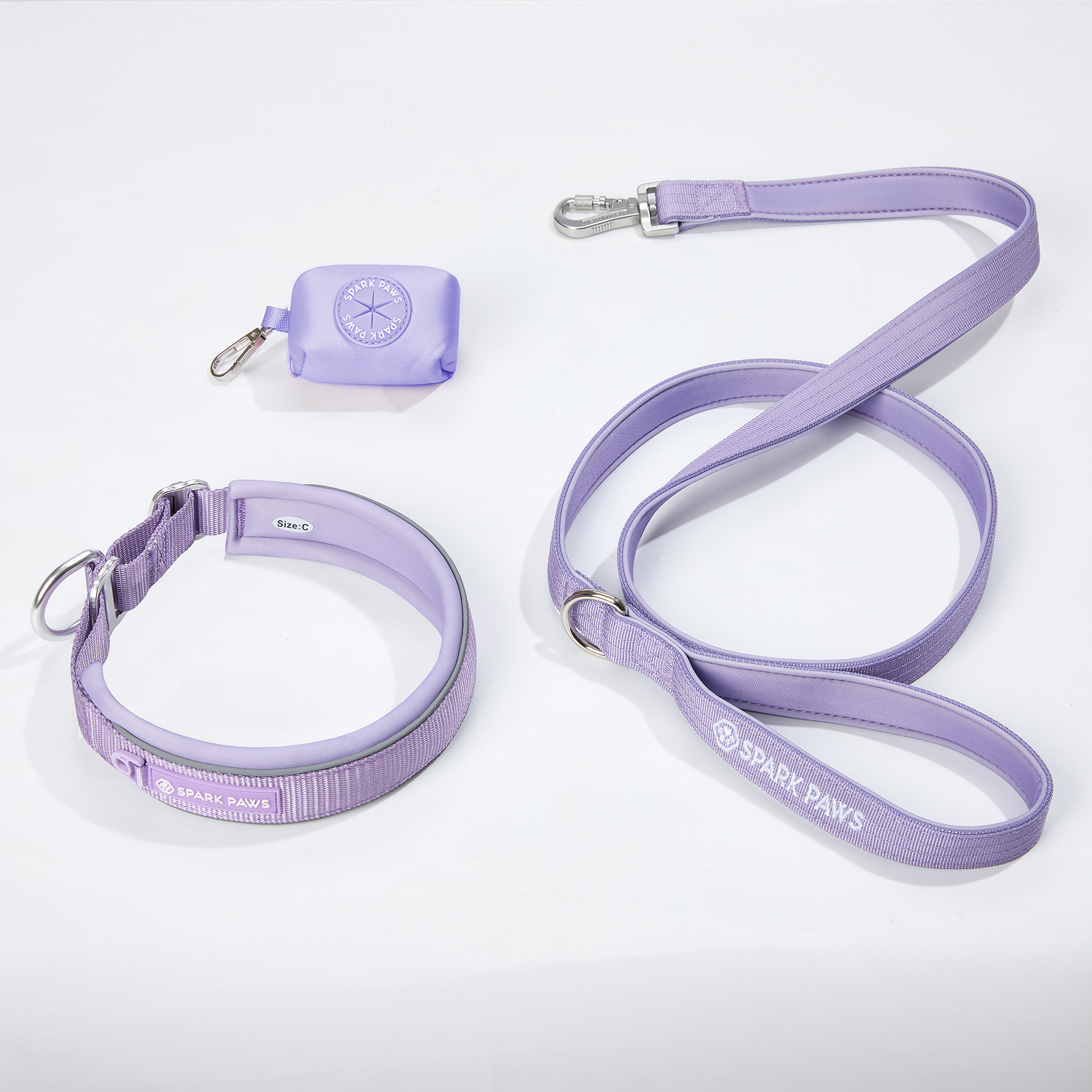 Lilac Martingale Collar||size:A,B,C,D,E