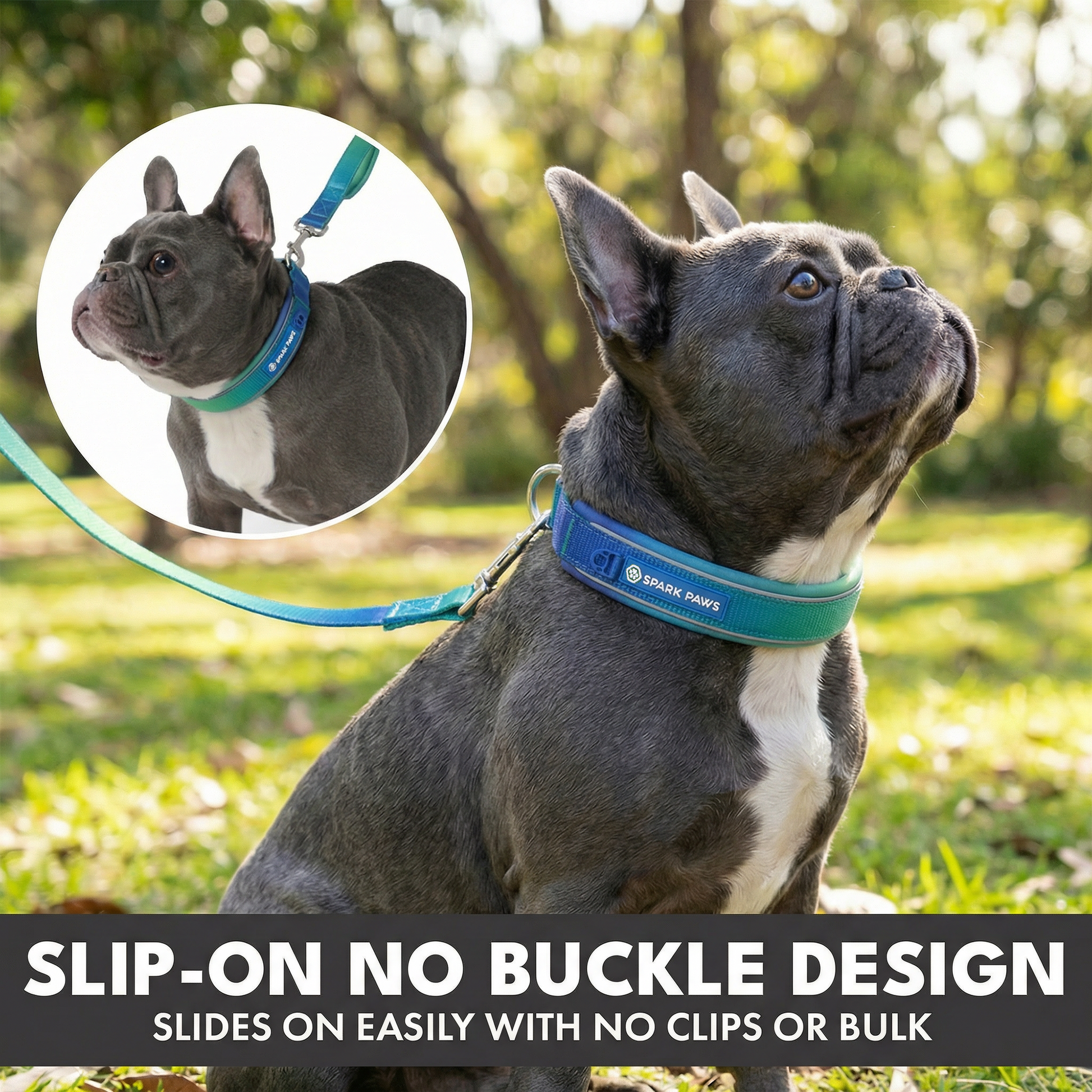 Lime Wave Martingale Collar||size:A,B