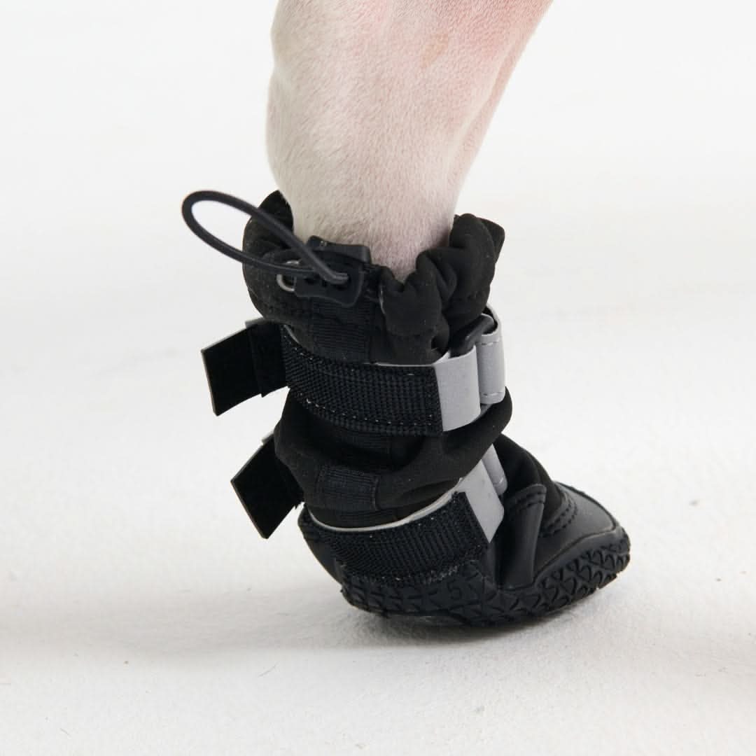 Dog Rainboots, Waterproof Dog Shoes - Black
