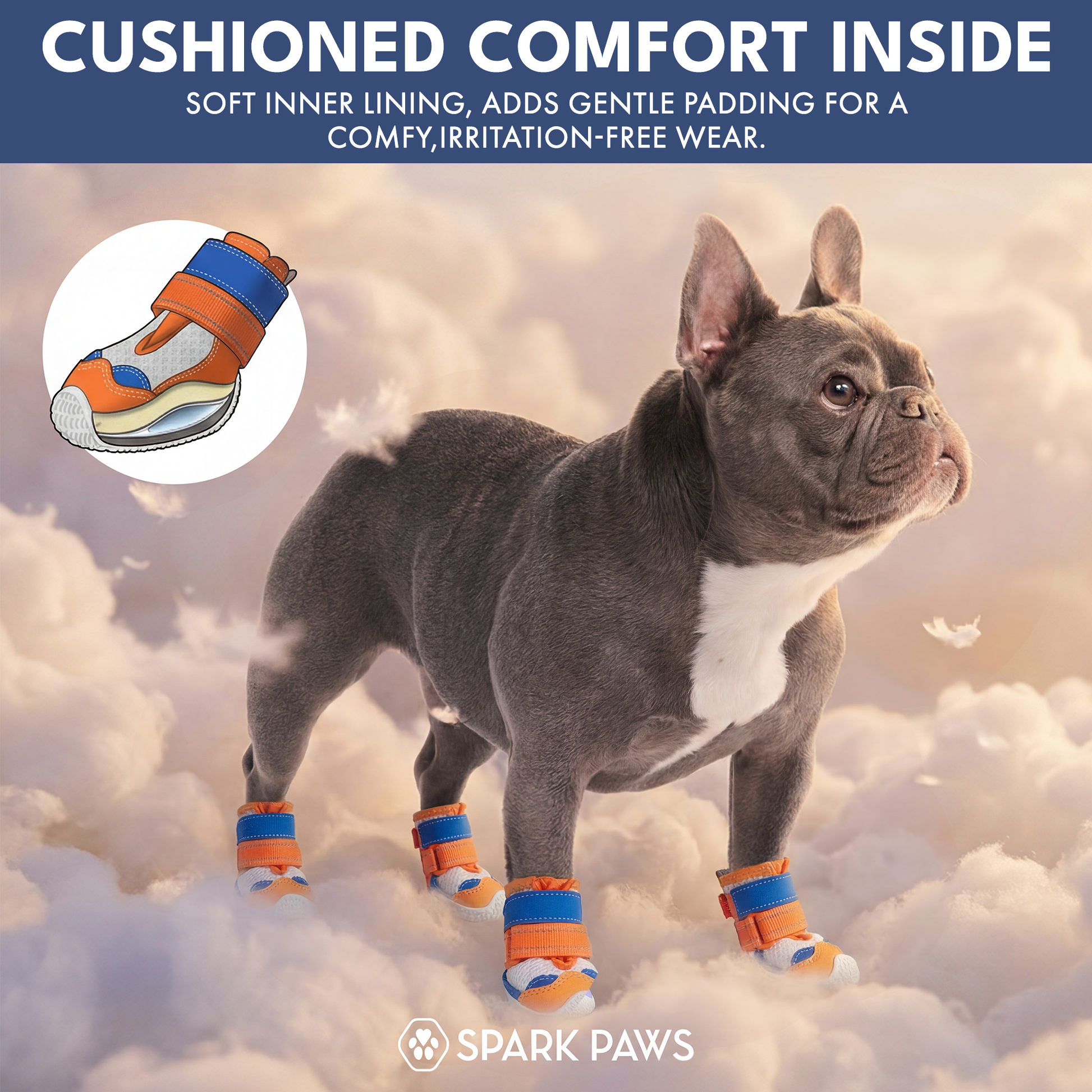 Orange Blue Shoes