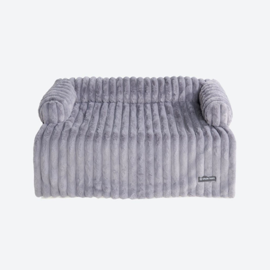 Luxury Couch Cover Dog Bed - Grey
